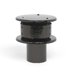 chapeau d’évacuation des fumées Ubbink Ubigas paroi unique 100 aluminium